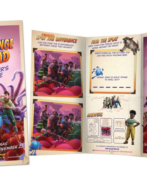 Strange World Activity Sheet